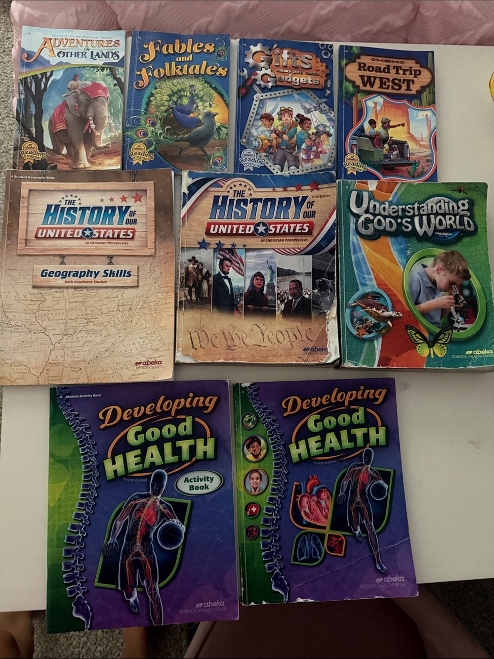Abeka 4th Grade Reading Books (9)